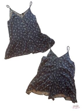 Wild Fable Floral Romper XXL Button Front
